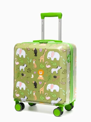 Walizka dla dzieci safari zielona Puccini
