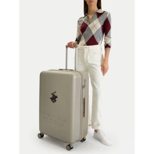 Walizka duża Beverly Hills Polo Club CEO-BHPC-L-003-08-BEIGE Beżowy