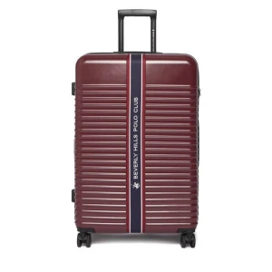 Walizka duża Beverly Hills Polo Club CEO-BHPC-L-007-08-BURGUNDY Bordowy