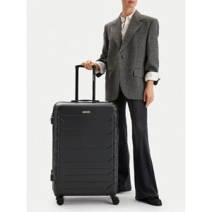 Walizka duża GINO ROSSI CEO-GIN-L-001-05-BLACK Czarny