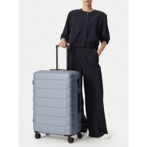 Walizka duża GINO ROSSI CEO-GIN-L-003-05-SILVER3 Srebrny