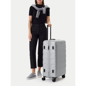 Walizka duża GINO ROSSI GIN-L-003-05-SILVER Srebrny
