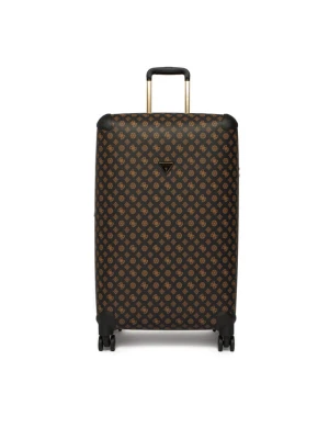Walizka duża Guess Wilder Travel TWHP74 52988 Brązowy ciemny