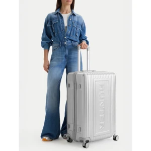 Walizka duża Hunter CEO-HUNTER-L-002-08 Srebrny