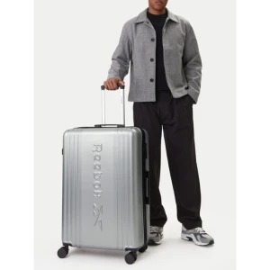 Walizka duża Reebok CEOWB-RBK-WAL-003-07-CCC-L Srebrny