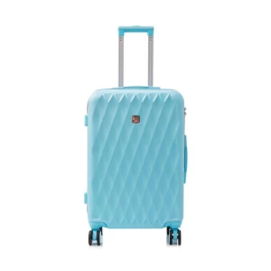 Walizka duża Semi Line T5723-4 Błękitny