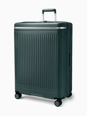 Walizka duża z poliwęglanu zielona Puccini