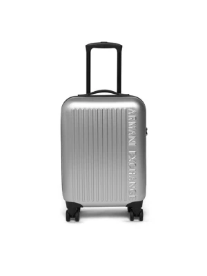 Walizka kabinowa Armani Exchange XW002233 AF21472 M8104 Srebrny