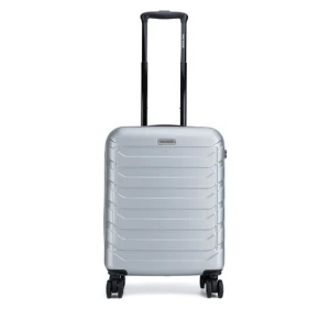 Walizka kabinowa Gino Rossi GIN-S-003-05-SILVER. Srebrny