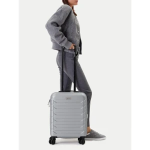 Walizka kabinowa GINO ROSSI GIN-S-003-05-SILVER Srebrny