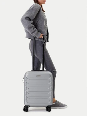 Walizka kabinowa GINO ROSSI GIN-S-003-05-SILVER Srebrny