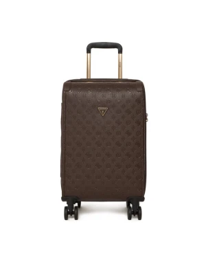 Walizka kabinowa Guess Lenwood Travel TWDP21 02983 Brązowy ciemny