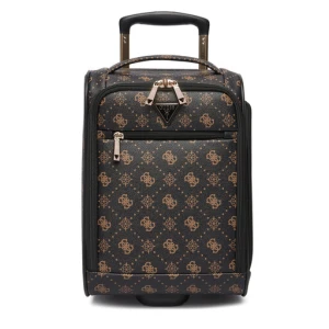 Walizka kabinowa Guess TWGP98 90971 Brązowy