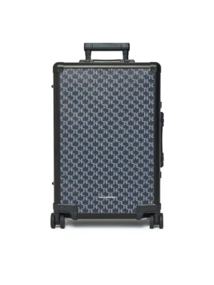 Walizka kabinowa KARL LAGERFELD Voyage A1M30482 Granatowy
