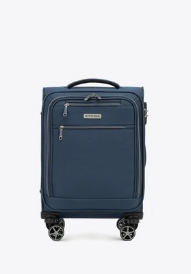 Walizka kabinowa miękka z poliestru granatowa Wittchen