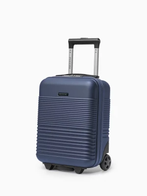 Walizka kabinowa mini na 2 kółkach granatowa Puccini