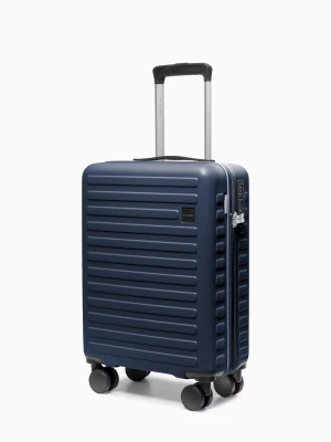 Walizka kabinowa na kółkach z poliwęglanu granatowa Puccini