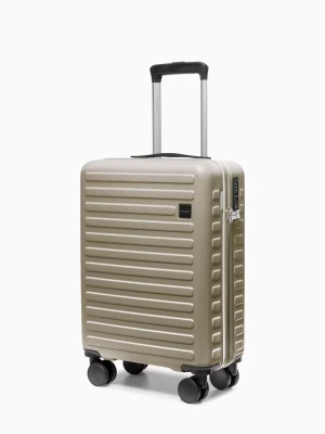 Walizka kabinowa na kółkach z poliwęglanu szampańska Puccini