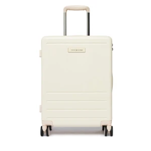 Walizka kabinowa Tommy Hilfiger Th Travel Cabin Case AW0AW17829 Écru