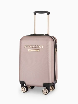 Walizka kabinowa z ABS-u na kółkach różowa Puccini