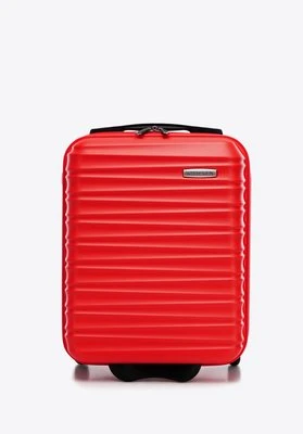 Zdjęcie produktu Walizka kabinowa z ABS-u z żebrowaniem czerwona Wittchen