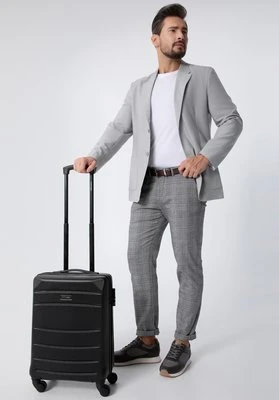 Walizka kabinowa z ABS-u żłobiona czarna Wittchen