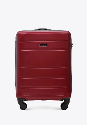 Walizka kabinowa z ABS-u żłobiona czerwona Wittchen
