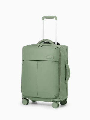 Walizka kabinowa z nylonu zielona Puccini