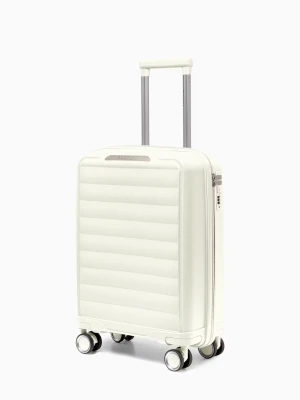 Walizka kabinowa z polipropylenu biała Puccini