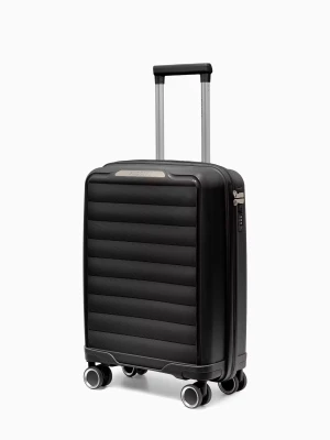 Walizka kabinowa z polipropylenu czarna Puccini