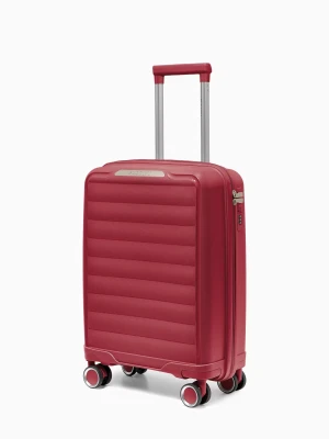 Walizka kabinowa z polipropylenu czerwona Puccini