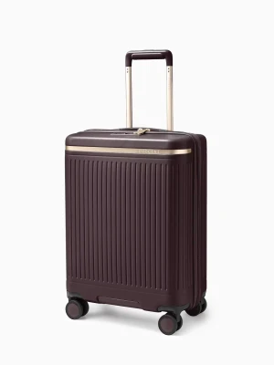 Walizka kabinowa z poliwęglanu brązowa Puccini