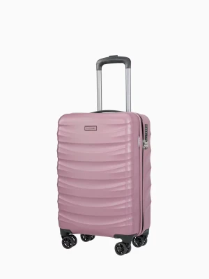 Walizka kabinowa z poliwęglanu różowa Puccini