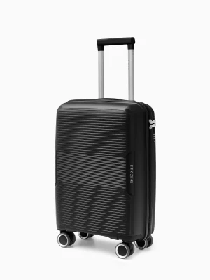 Walizka kabinowa z zamkiem szyfrowym z polipropylenu czarna Puccini