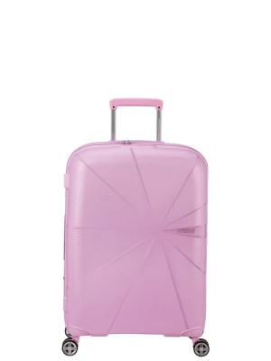 Walizka na kółkach American Tourister liliowy