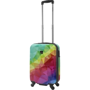 Walizka na kółkach Neon Print S 30L 4 kółka Saxoline