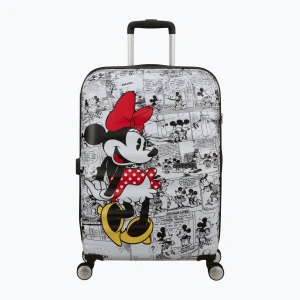 Walizka podróżna American Tourister Disney Wavebreaker 64 l  minnie comics white