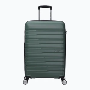 Walizka podróżna American Tourister Flashline Spinner 67 75 l dark forest Zielony