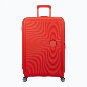 Walizka podróżna American Tourister Soundbox 110 l neon orange