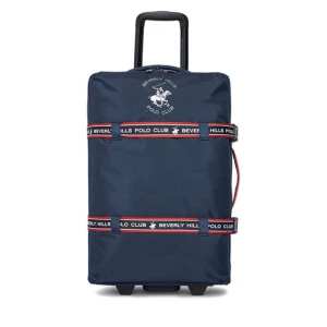 Walizka średnia Beverly Hills Polo Club BHPC-WAL-001-M Granatowy