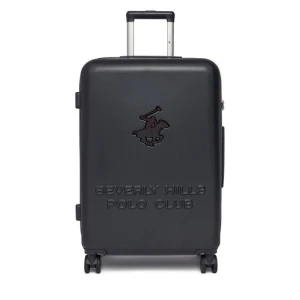 Walizka średnia Beverly Hills Polo Club CEO-BHPC-M-002-08-NAVY Granatowy
