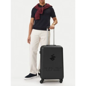 Walizka średnia Beverly Hills Polo Club CEO-BHPC-M-003-08-BLACK Czarny
