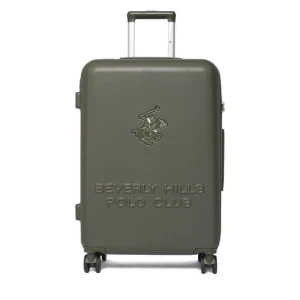 Walizka średnia Beverly Hills Polo Club CEO-BHPC-M-003-08-KHAKI Khaki