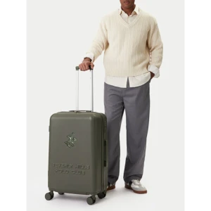 Walizka średnia Beverly Hills Polo Club CEO-BHPC-M-003-08-KHAKI Khaki