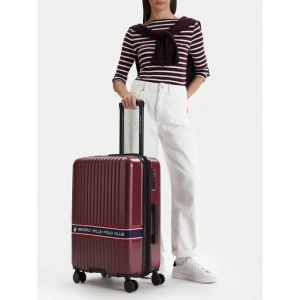Walizka średnia Beverly Hills Polo Club CEO-BHPC-M-007-08-BURGUNDY Bordowy