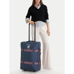 Walizka średnia Beverly Hills Polo Club CEO-BHPC-WAL-001-M Granatowy