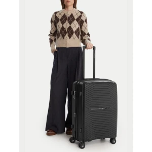 Walizka średnia Beverly Hills Polo Club CEO-BHPC-WAL-007-M Czarny