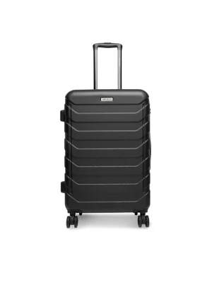 Walizka średnia GINO ROSSI CEO-GIN-M-001-05-BLACK Czarny