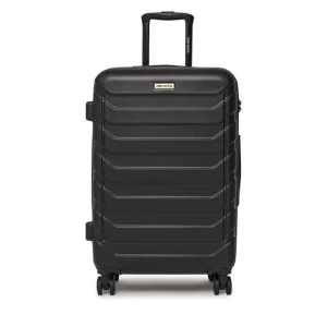 Walizka średnia Gino Rossi GIN-M-001-05-BLACK Czarny