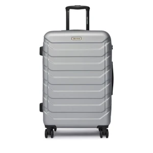 Walizka średnia Gino Rossi GIN-M-003-05-SILVER Srebrny